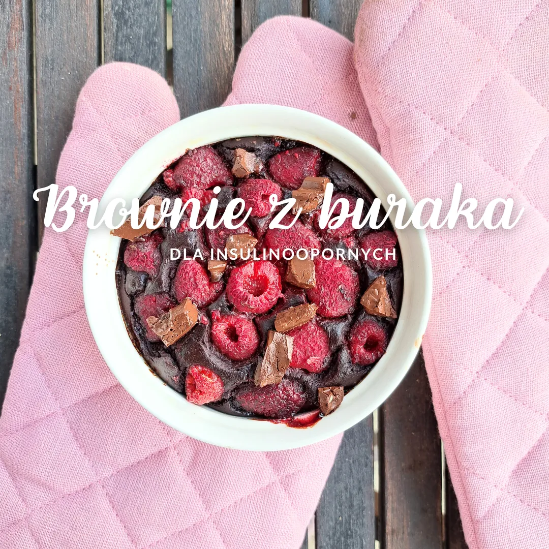 Brownie z buraka dla INSULINOOPORNYCH
