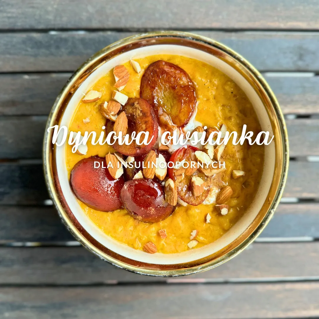Dyniowa owsianka Pumpkin Spice dla INSULINOOPORNYCH