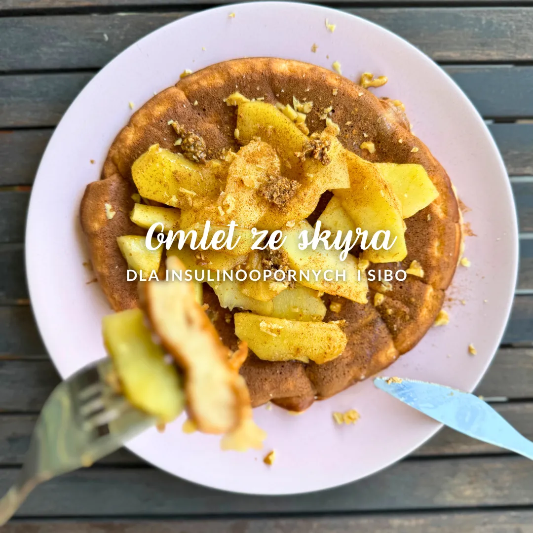Omlet ze skyra dla INSULINOOPORNYCH i SIBO