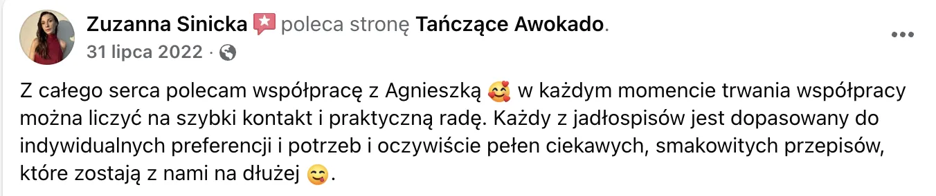 Client review 2: a message or result of our work together
