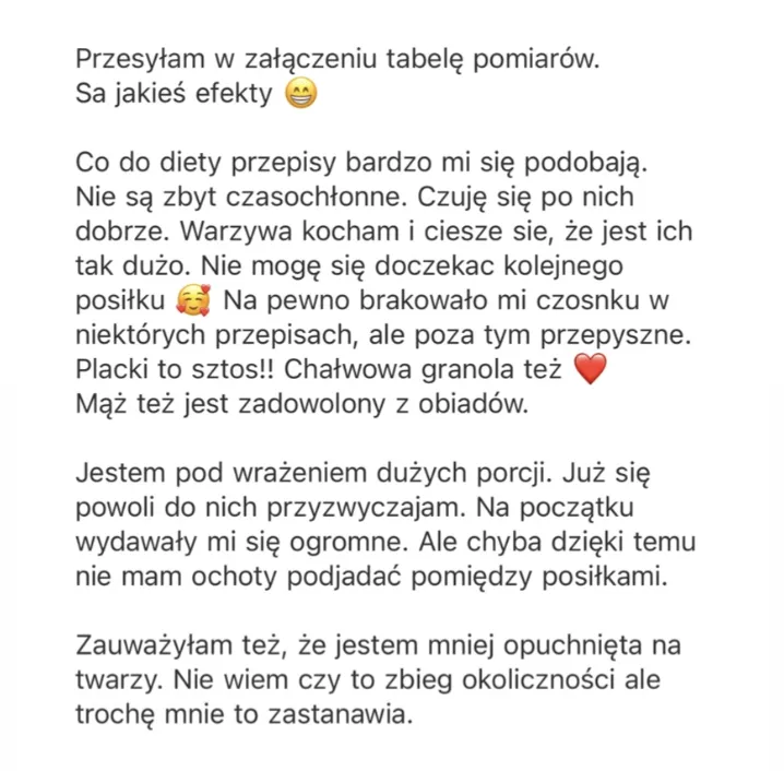 Client review 14: a message or result of our work together