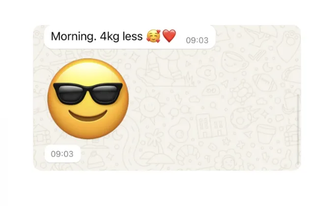 Client review 26: a message or result of our work together