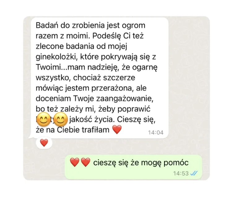 Client review 36: a message or result of our work together